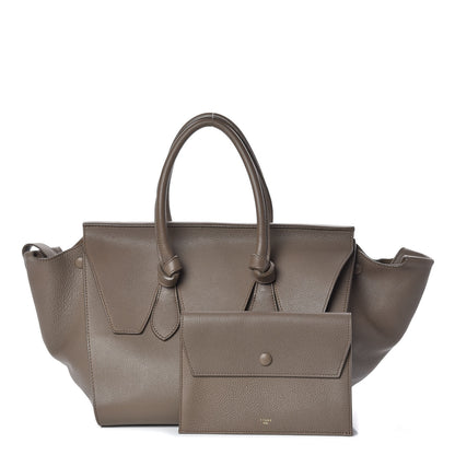 Celine Crisped Calfskin Medium Tie Knot Tote Taupe 1 of 31