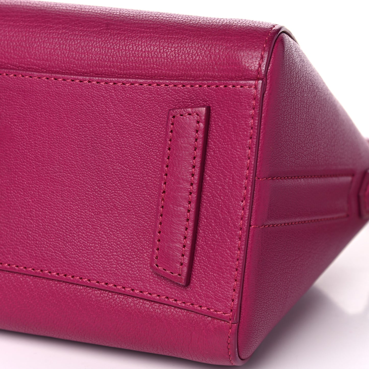 Sugar Goatskin Mini Antigona Magenta