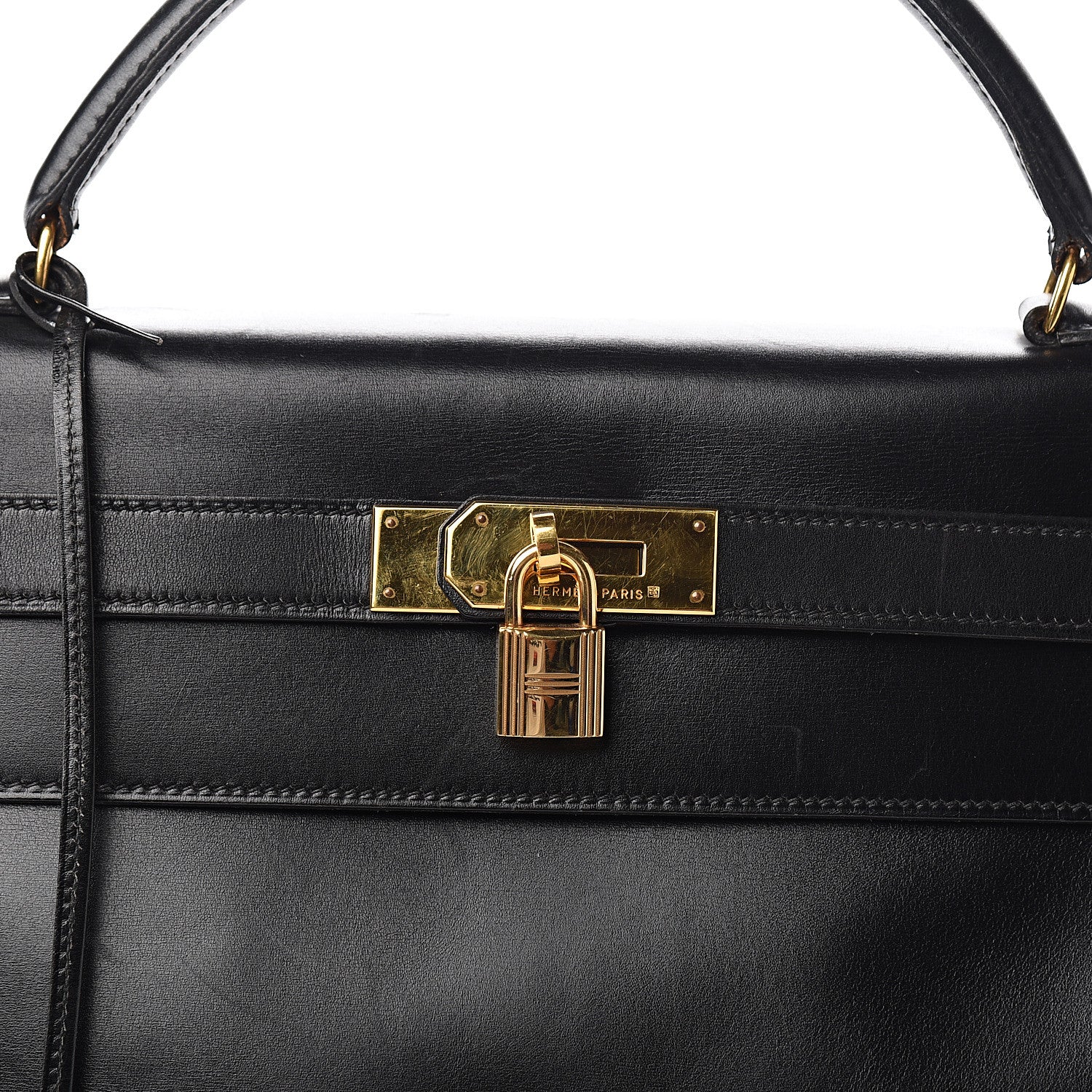 Hermes Box Kelly Retourne 40 Black 14 of 15