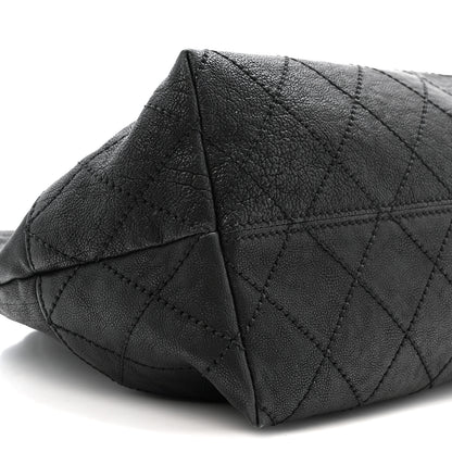 Chanel Calfskin Baby Coco Cabas Black Black 10 of 15