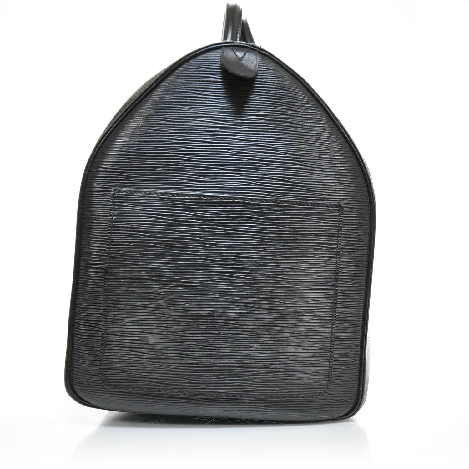 Louis Vuitton Epi Keepall 50 Black 4 of 9
