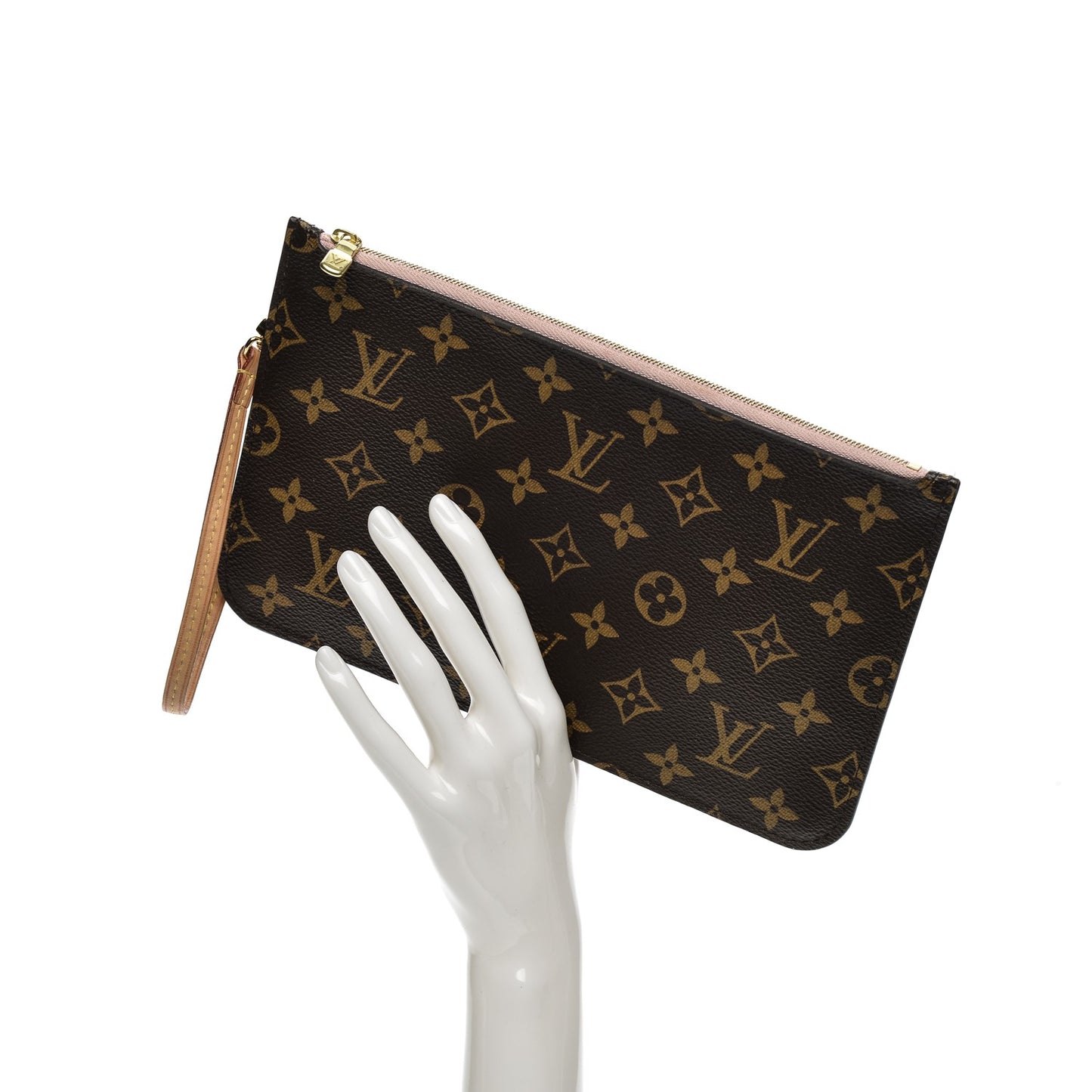 Monogram Neverfull MM GM Pochette Rose Ballerine