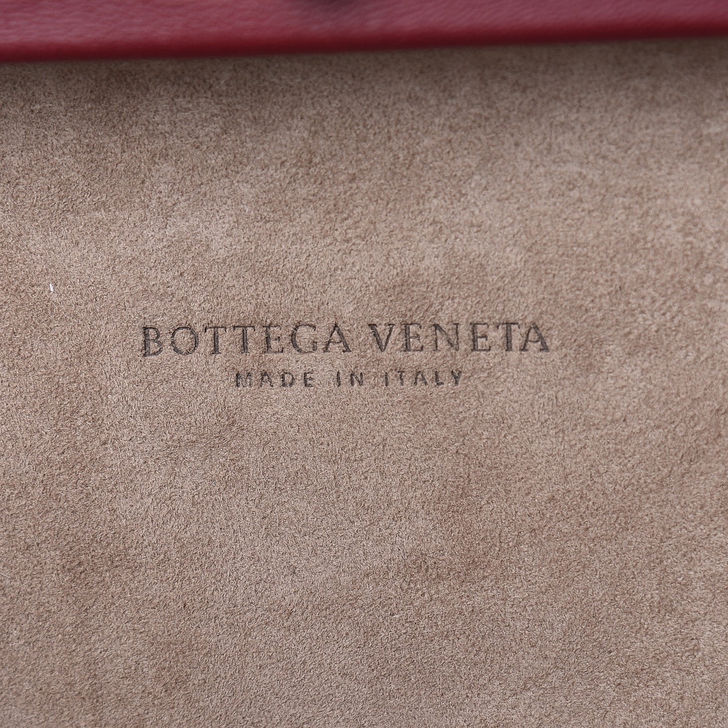 Nappa Intrecciato Chain Knot Clutch Bordeaux