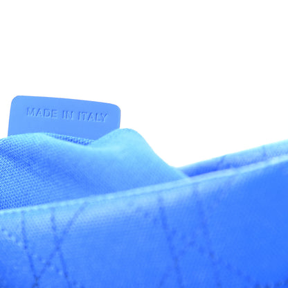 Christian Dior Ultra Matte Canvas Cannage Panarea Pouch Blue 7 of 8