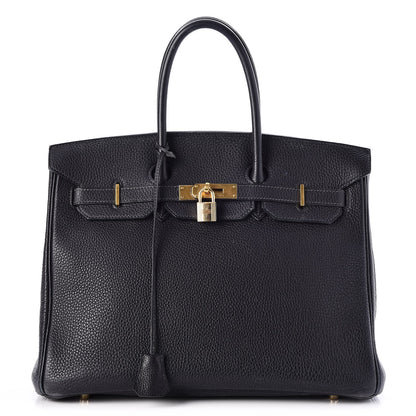 Hermes Togo Birkin 35 Indigo 1 of 36