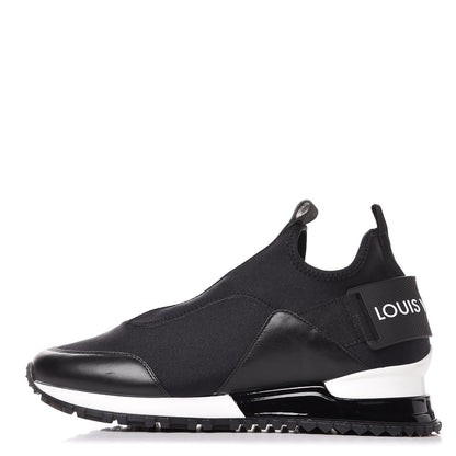 Louis Vuitton Calfskin Fabric Run Away Sneakers 35 Black 1 of 7