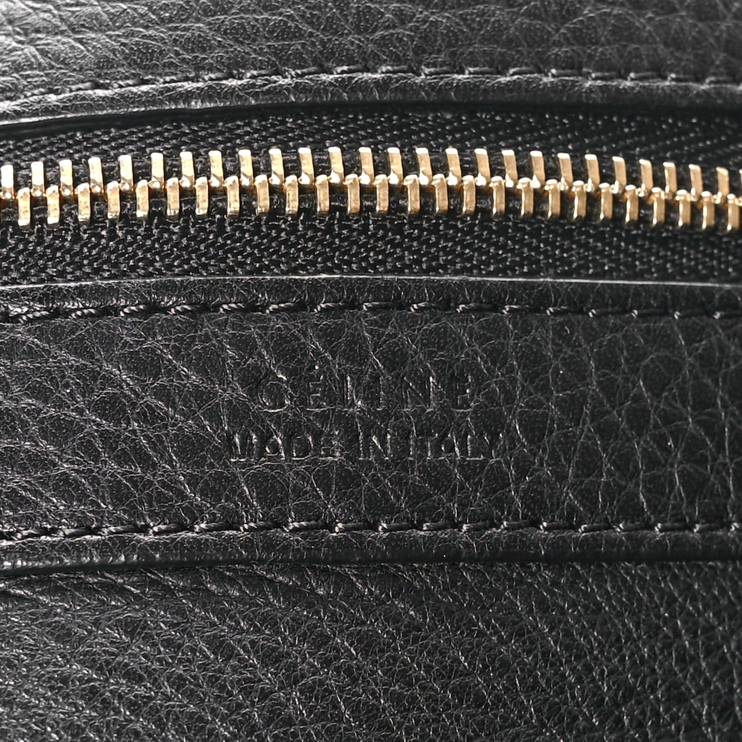 Soft Grained Calfskin Small Belt Cabas Phantom Black