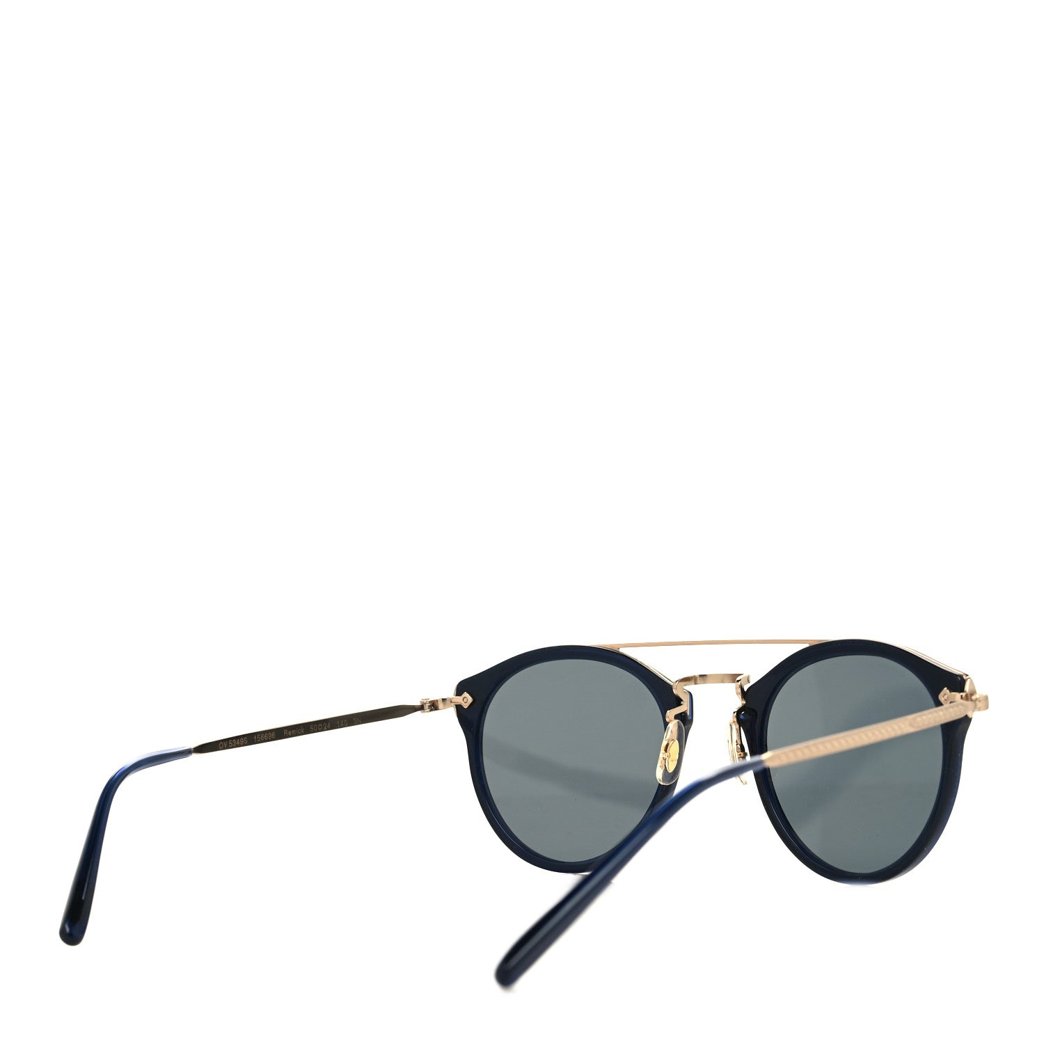 Oliver Peoples Acetate Remick Round Sunglasses Black 4 of 9