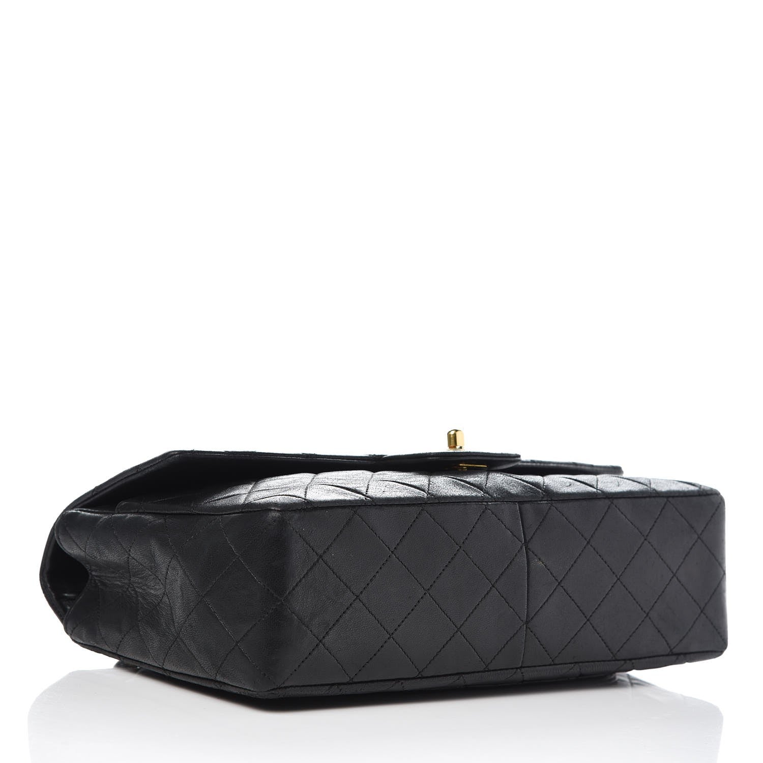 Chanel Lambskin Quilted Medium Single Flap Black 5 of 13