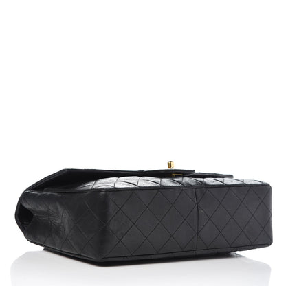 Chanel Lambskin Quilted Medium Single Flap Black 5 of 13