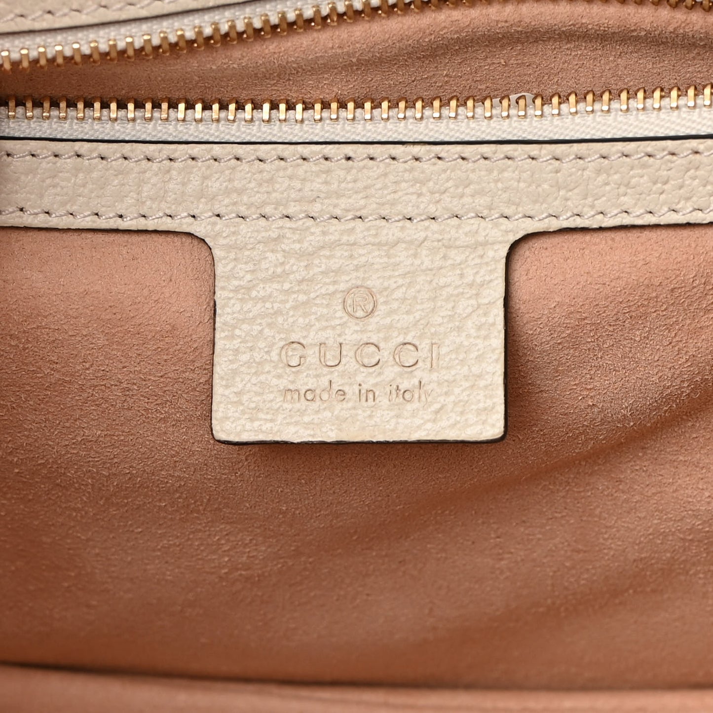 Textured Calfskin Small Ophidia Flap Messenger Bag Mystic White