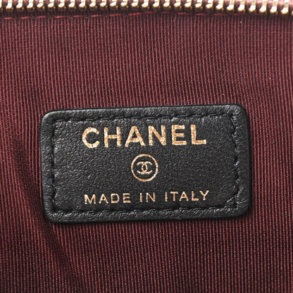Chanel Lambskin Quilted Medium Flap Cosmetic Case Black 6 of 10