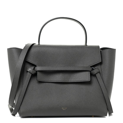 Celine Grained Calfskin Mini Belt Bag Grey 1 of 12
