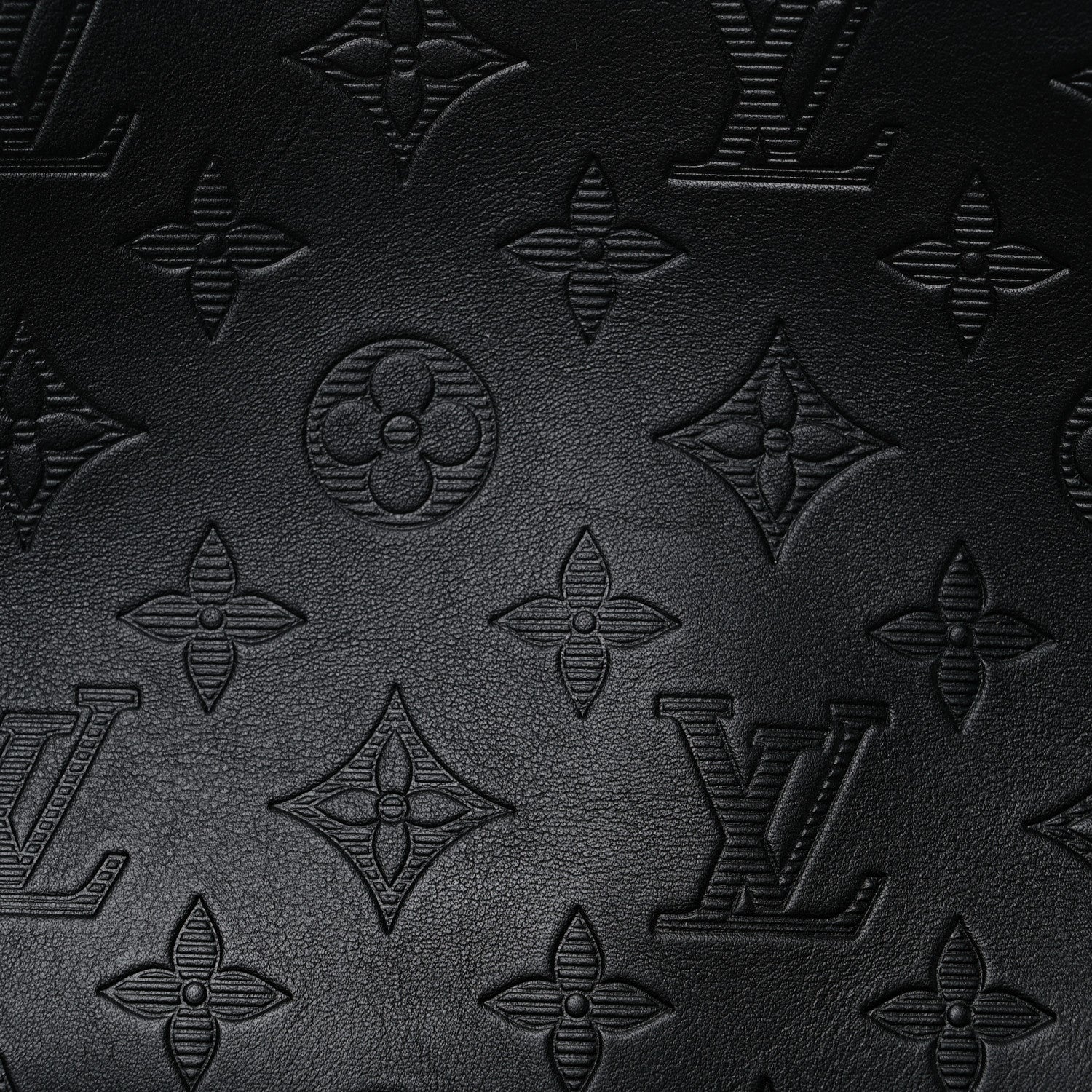 Louis Vuitton Calfskin Monogram Shadow Racer Backpack Black 12 of 13