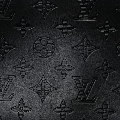 Louis Vuitton Calfskin Monogram Shadow Racer Backpack Black 12 of 13