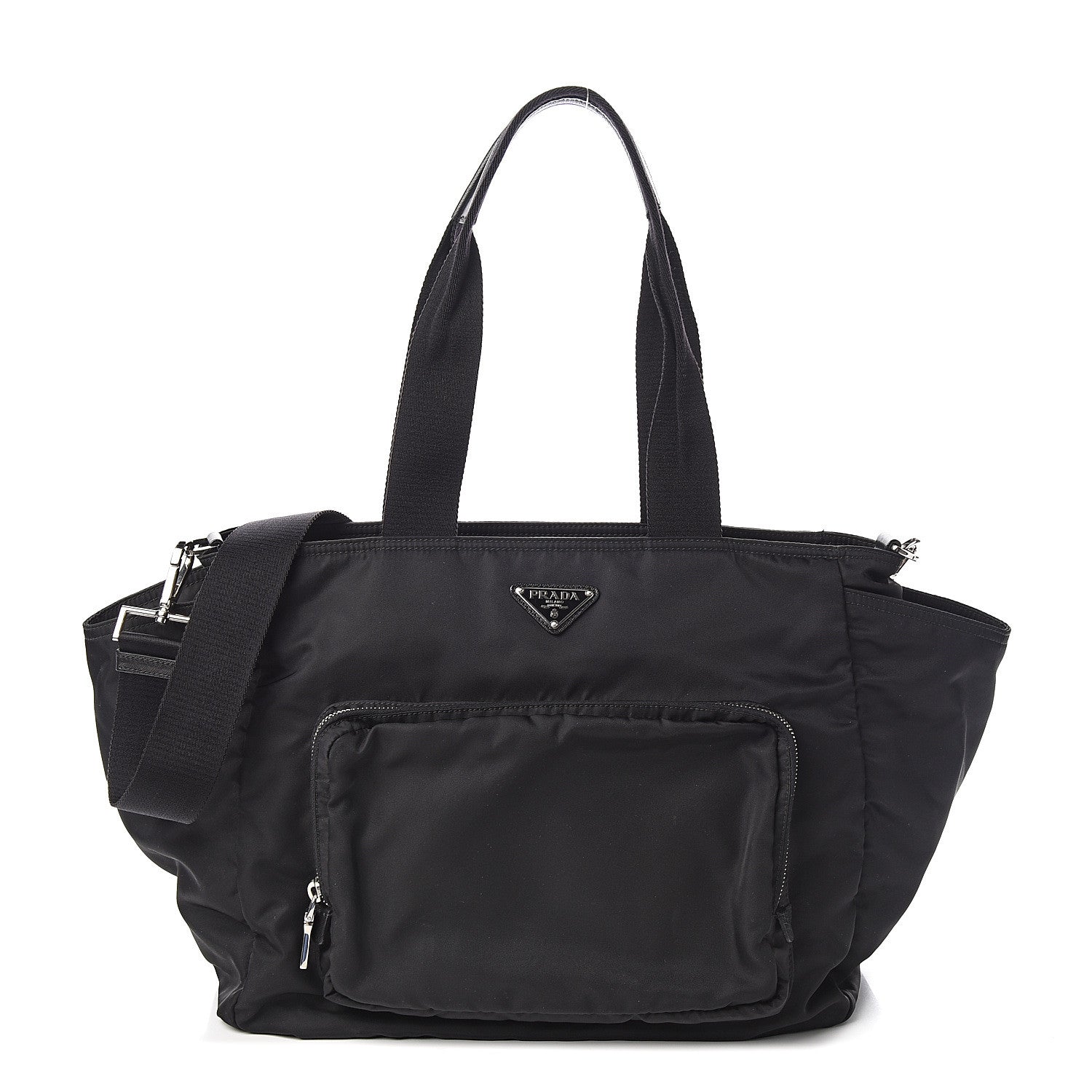 Prada Tessuto Nylon Vela Diaper Bag Black 1 of 12