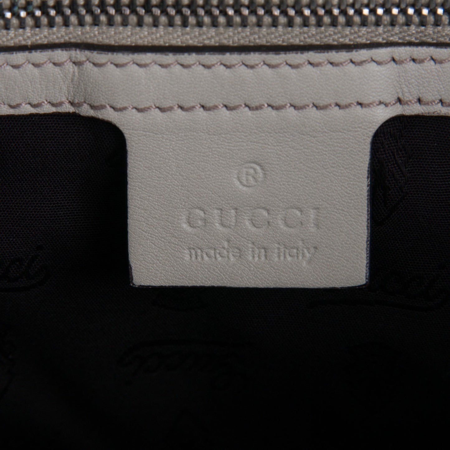 Guccissima Medium Twins Shoulder Bag Off White