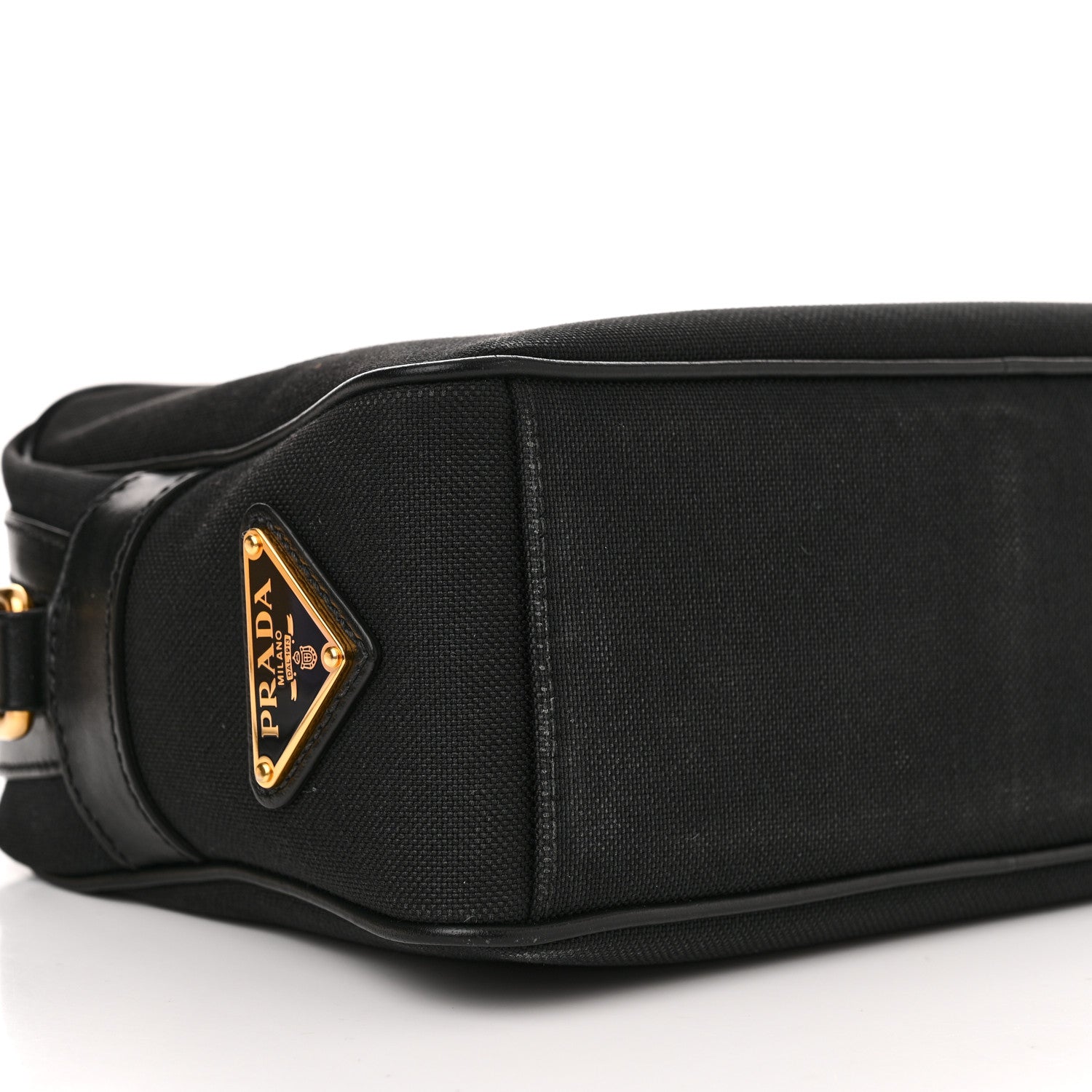 Prada Jacquard Logo Camera Bag Black 9 of 10