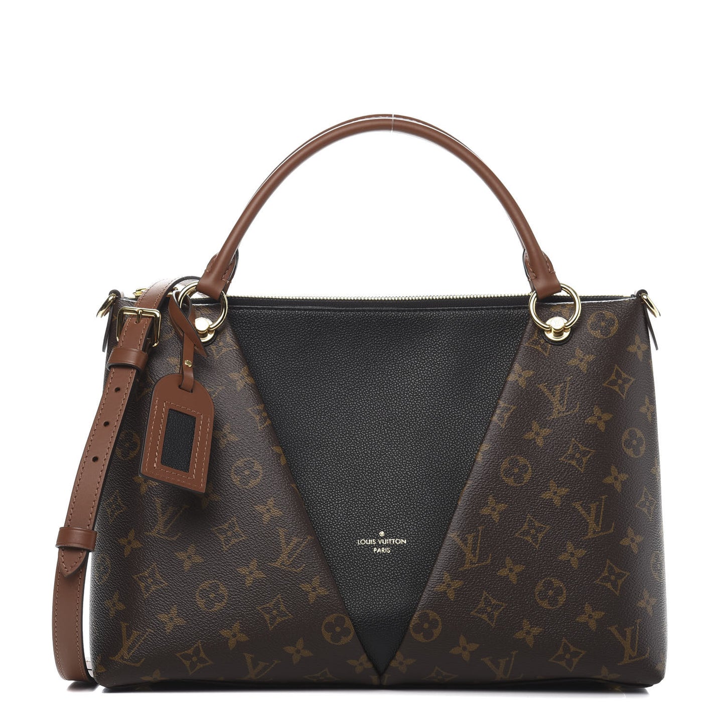 Monogram V Tote MM Black
