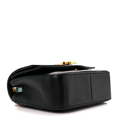 Saint Laurent Lambskin Matelasse Chevron Monogram Small Sulpice Bag Black 4 of 12