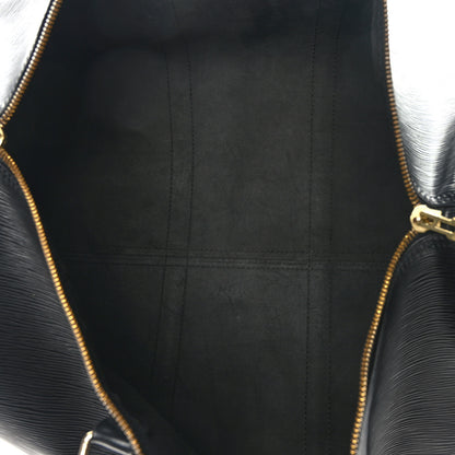 Louis Vuitton Epi Keepall 55 Black 4 of 10