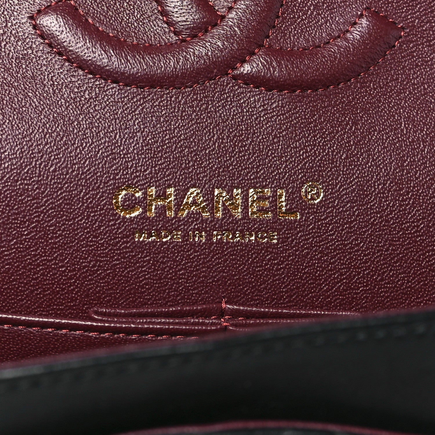Chanel Lambskin Quilted Medium Double Flap Black 6 of 10