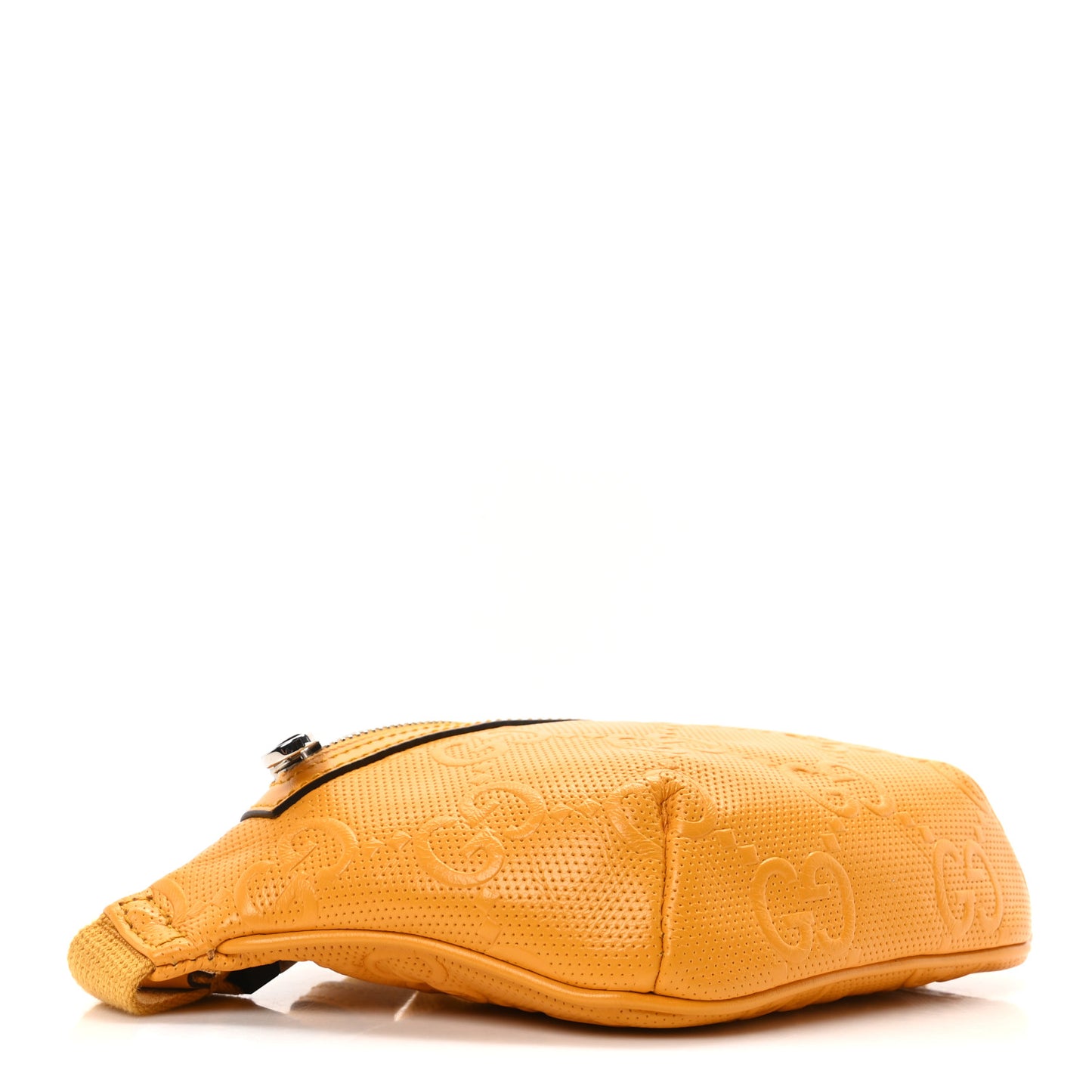 Calfskin GG Tennis Embossed Belt Bag Crop