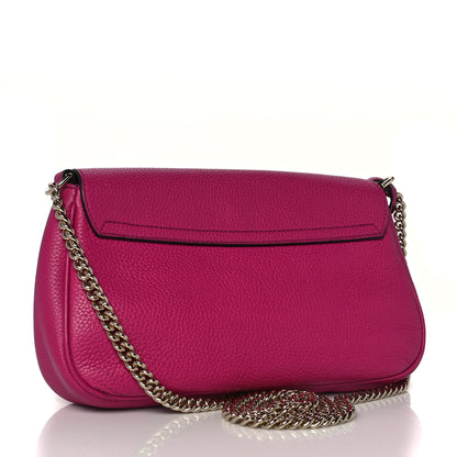 Gucci Cellarius Calfskin Medium Soho Flap Crossbody Bright Bouganville 2 of 8