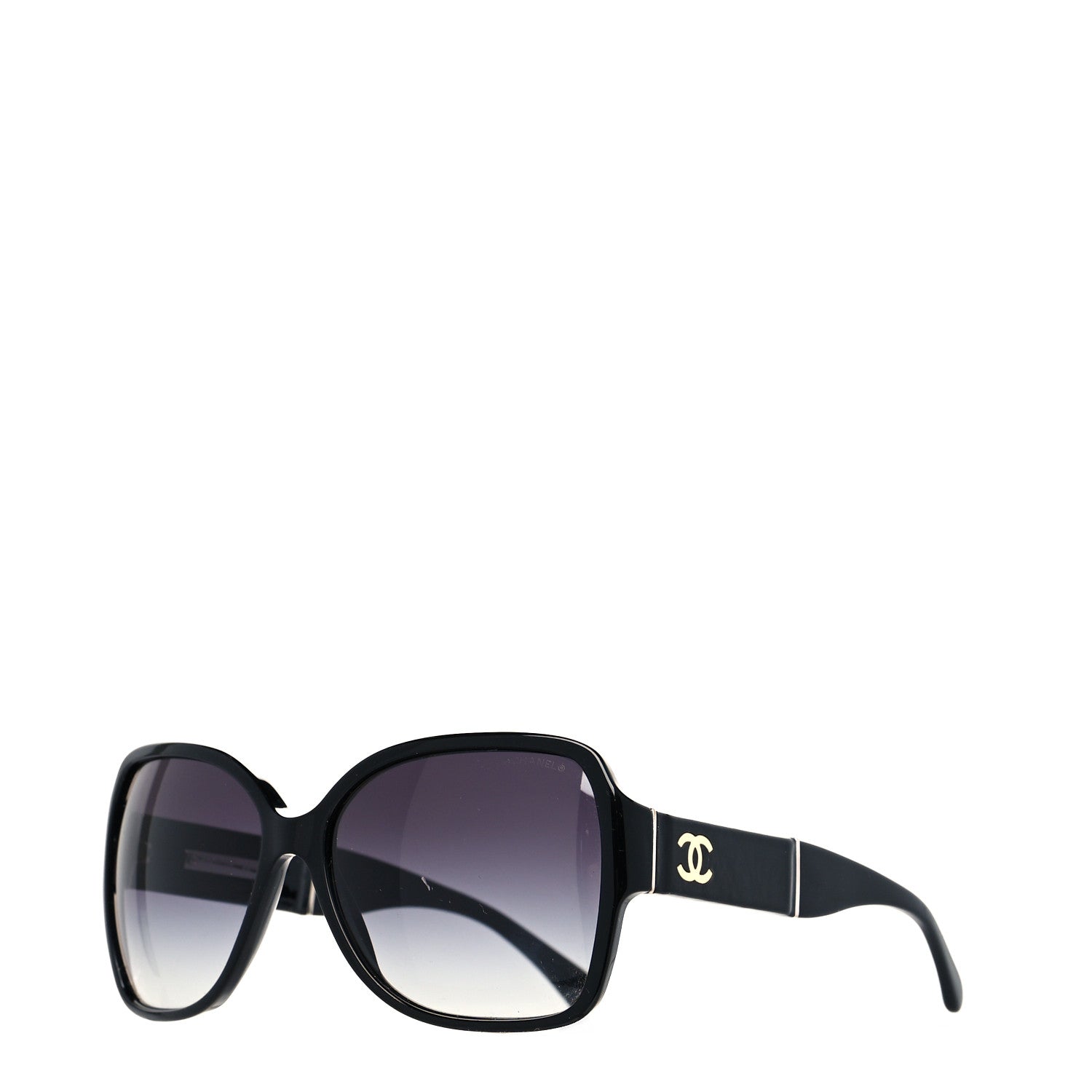 Chanel Square Summer CC Sunglasses 5230Q Black 1 of 7