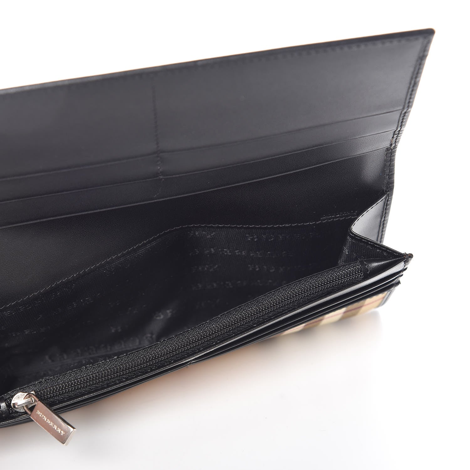Burberry House Check Continental Wallet Black 5 of 9