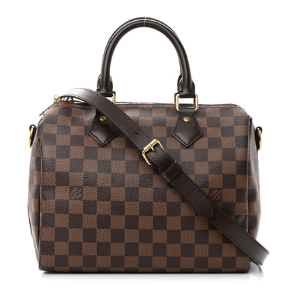 Louis Vuitton Damier Ebene Speedy Bandouliere 25 1 of 22