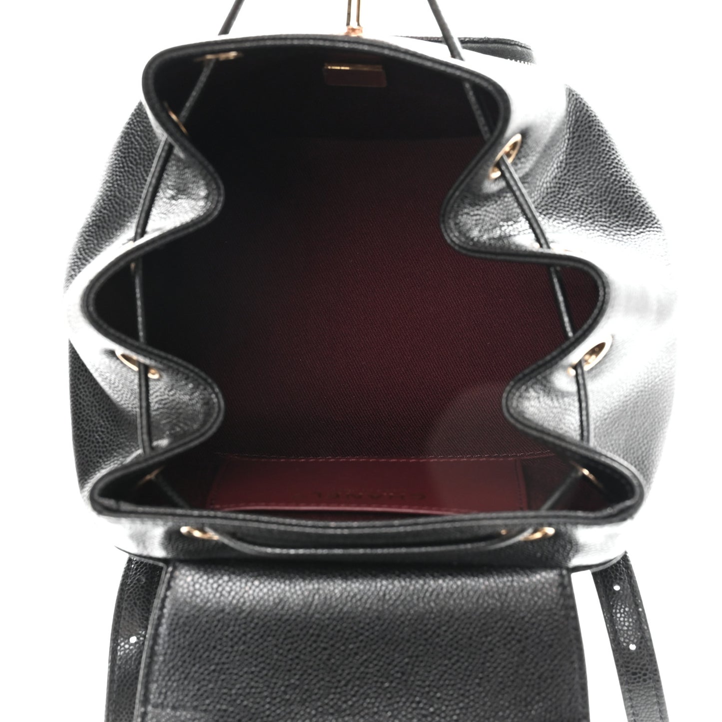 Caviar Quilted Mini Business Affinity Backpack Black