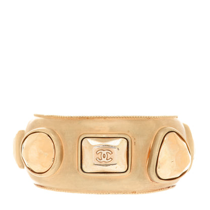 Chanel Metal CC Cuff Gold 1 of 3