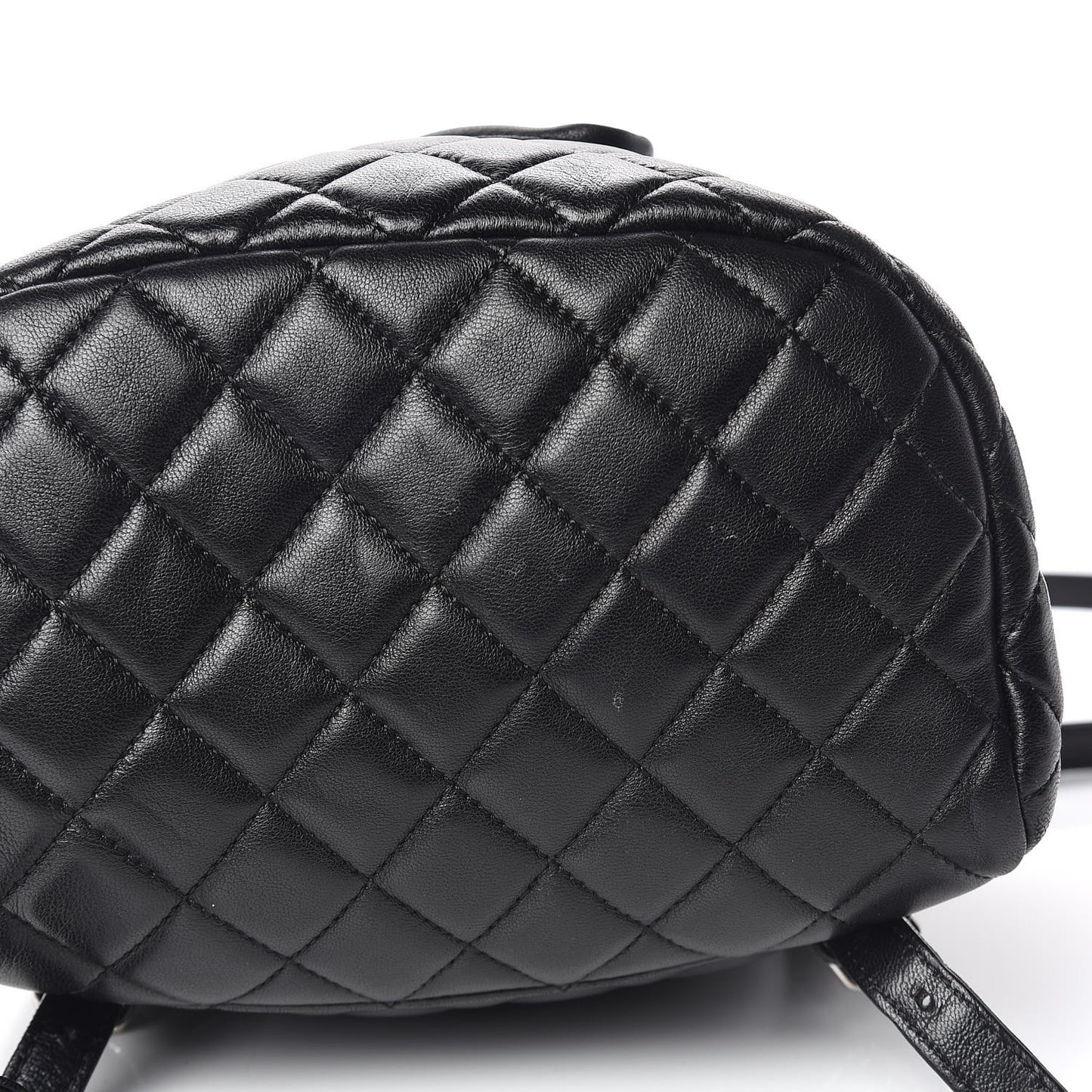 Lambskin Quilted Small Urban Spirit Backpack Black