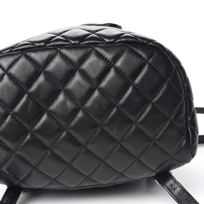 Chanel Lambskin Quilted Small Urban Spirit Backpack Black 10 of 10