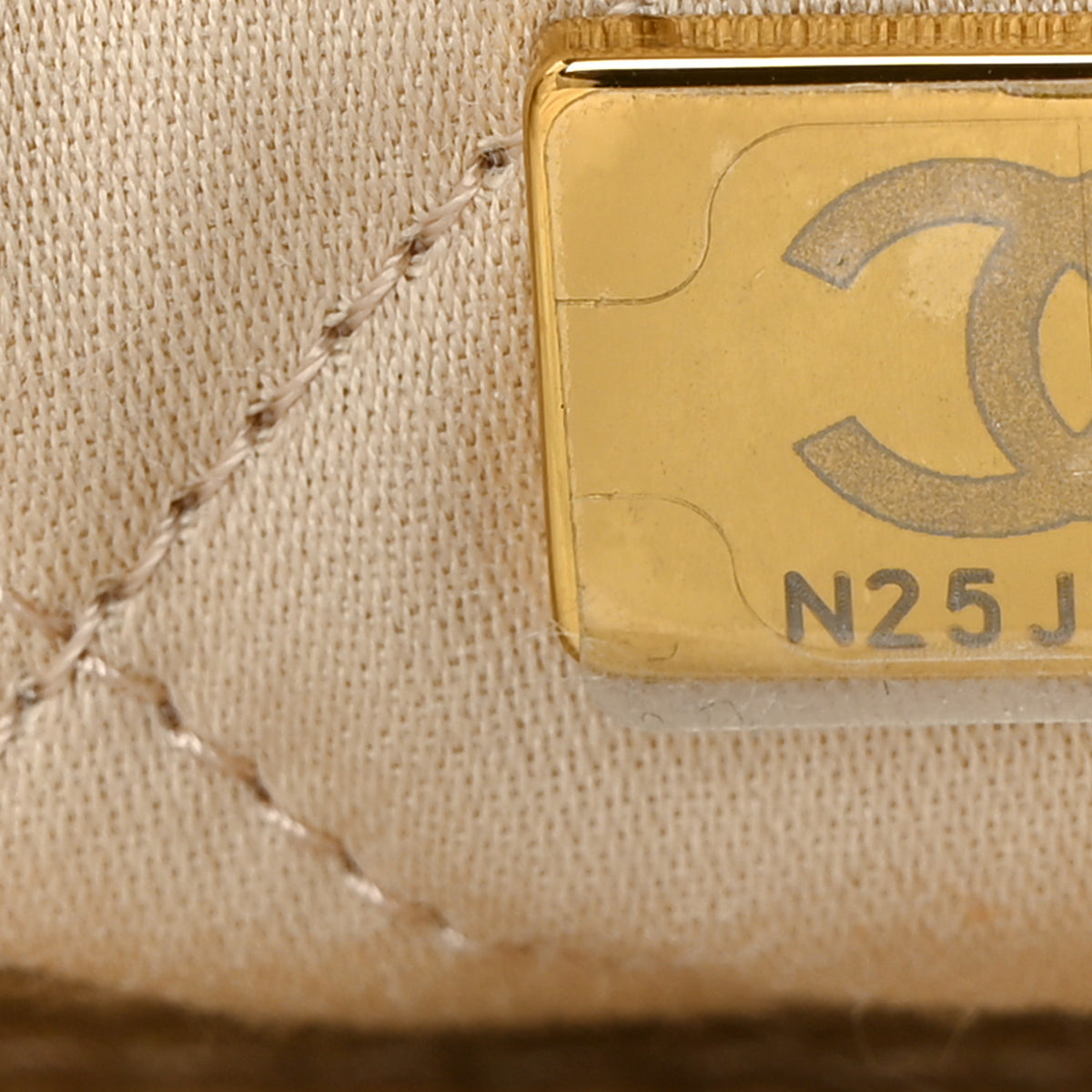 Shiny Calfskin Quilted Small Chanel 22 White