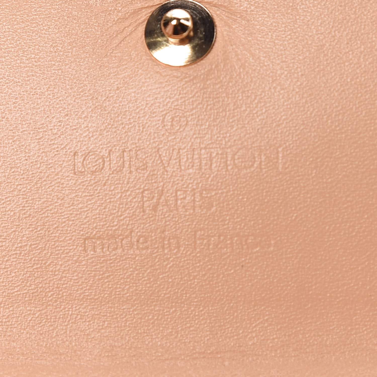 Louis Vuitton Monogram Cherry Blossom Porte-Monnaie Plat Coin Purse Brown 6 of 6