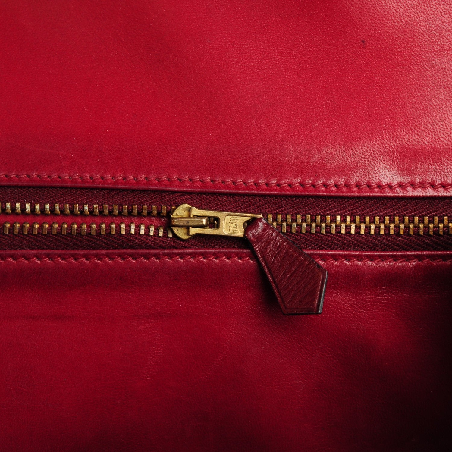 Hermes Box Gaine Clutch Rouge H 11 of 15