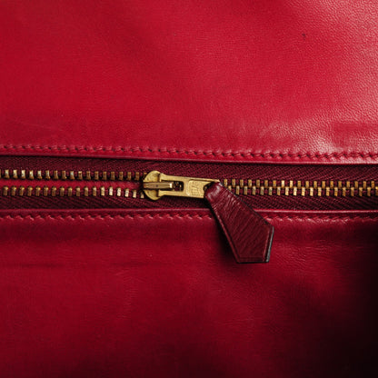 Hermes Box Gaine Clutch Rouge H 11 of 15