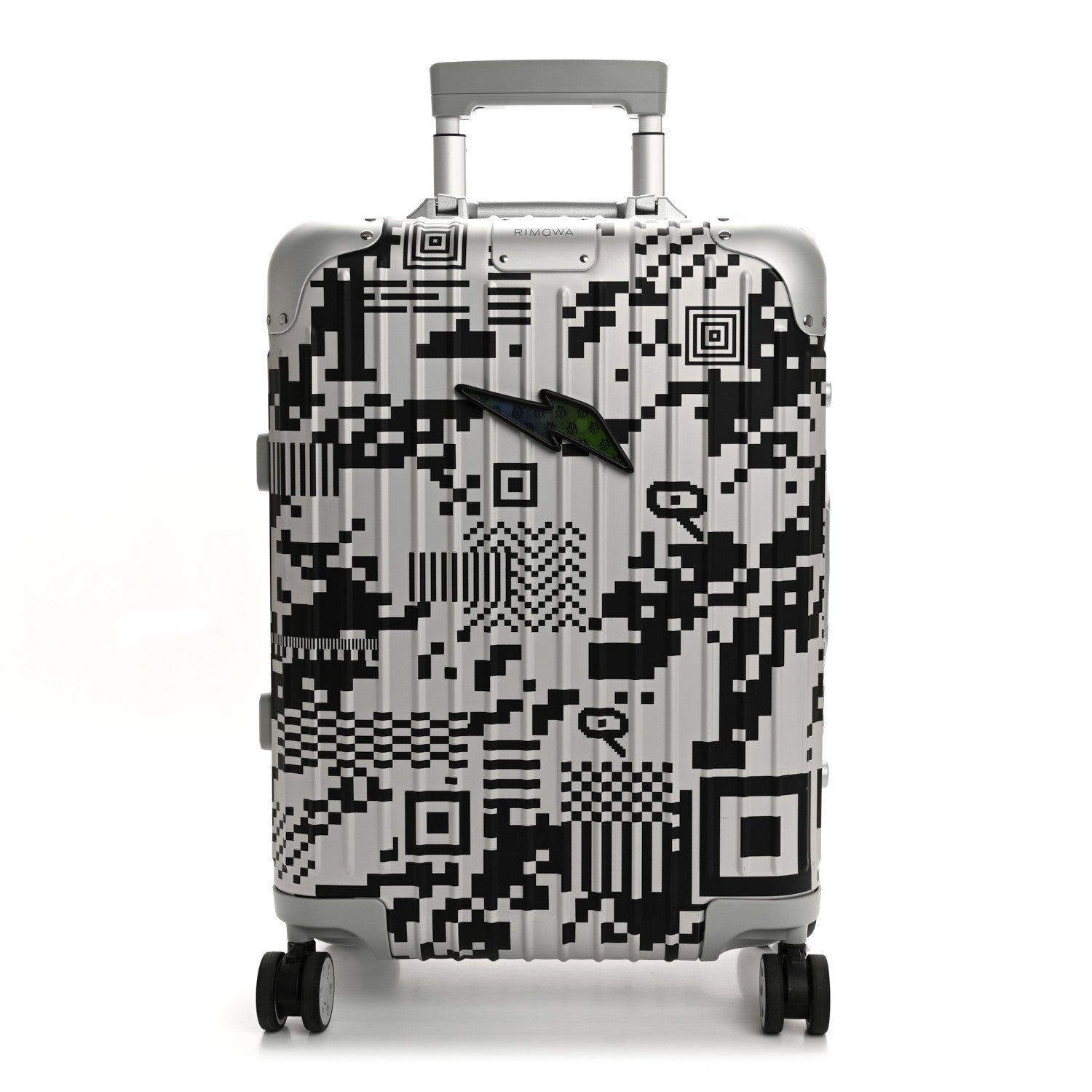 Rimowa X RTFKT Polycarbonate Printed Original Twist Cabin Silver Black 1 of 12
