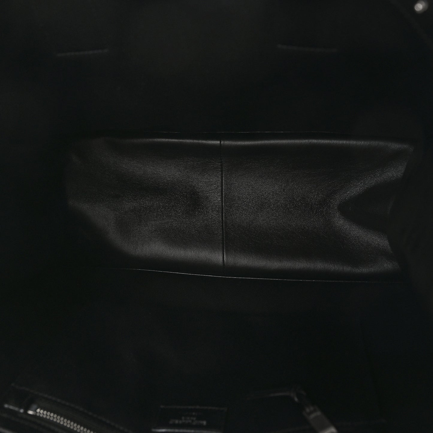 Smooth Calfskin Rive Gauche Small Tote Black