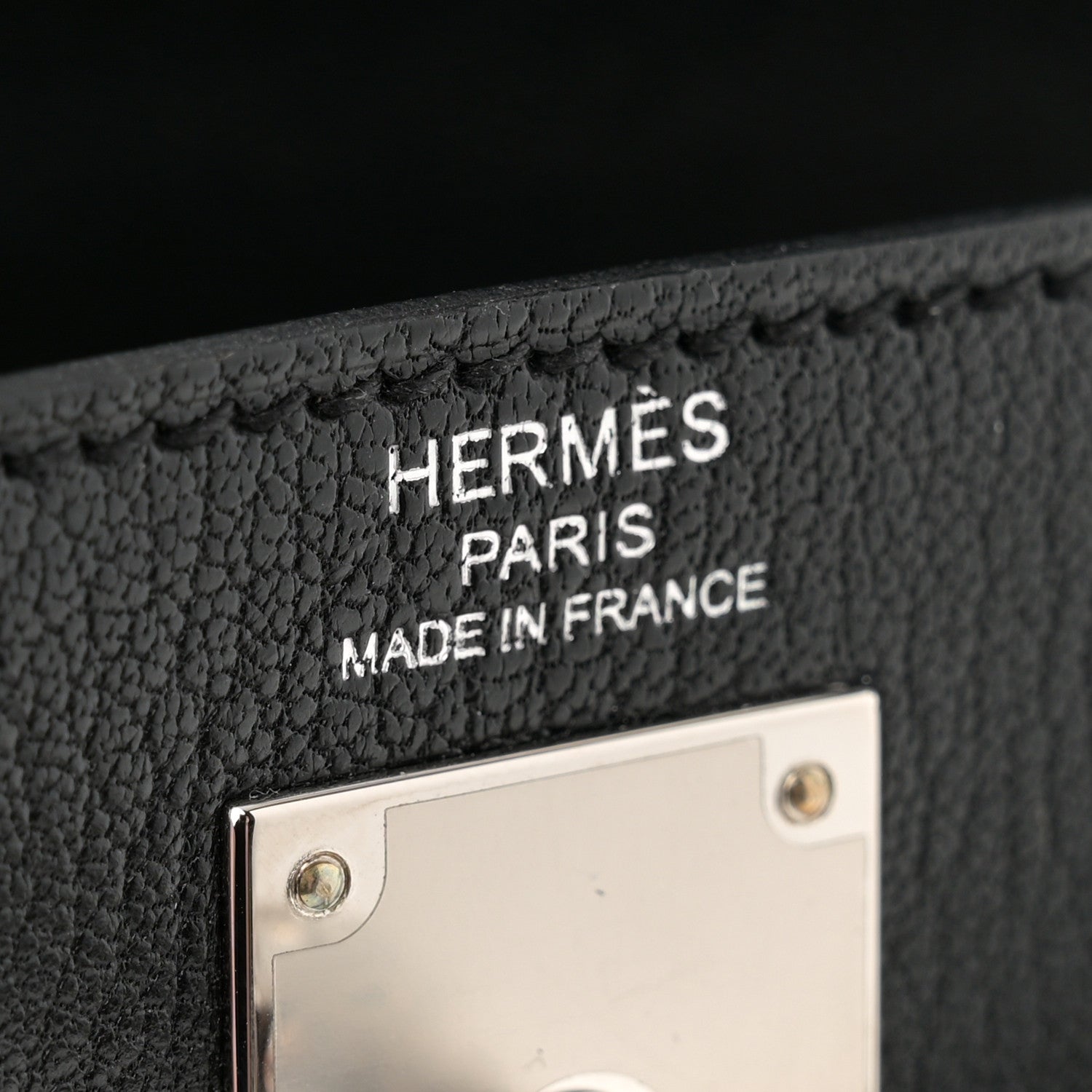Hermes Chevre Chamkila Kelly Elan Black 6 of 11