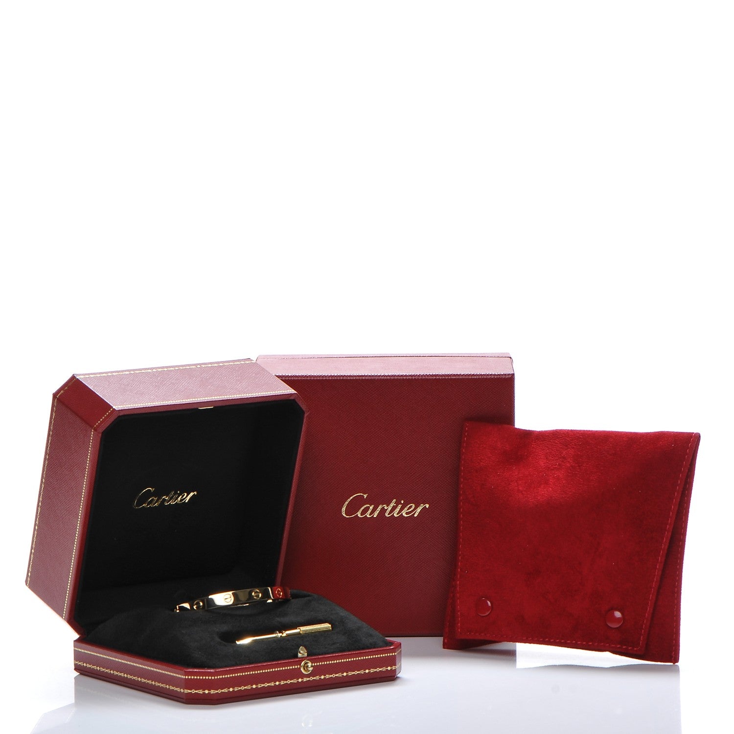 Cartier 18K Yellow Gold LOVE Bracelet 17 6 of 6