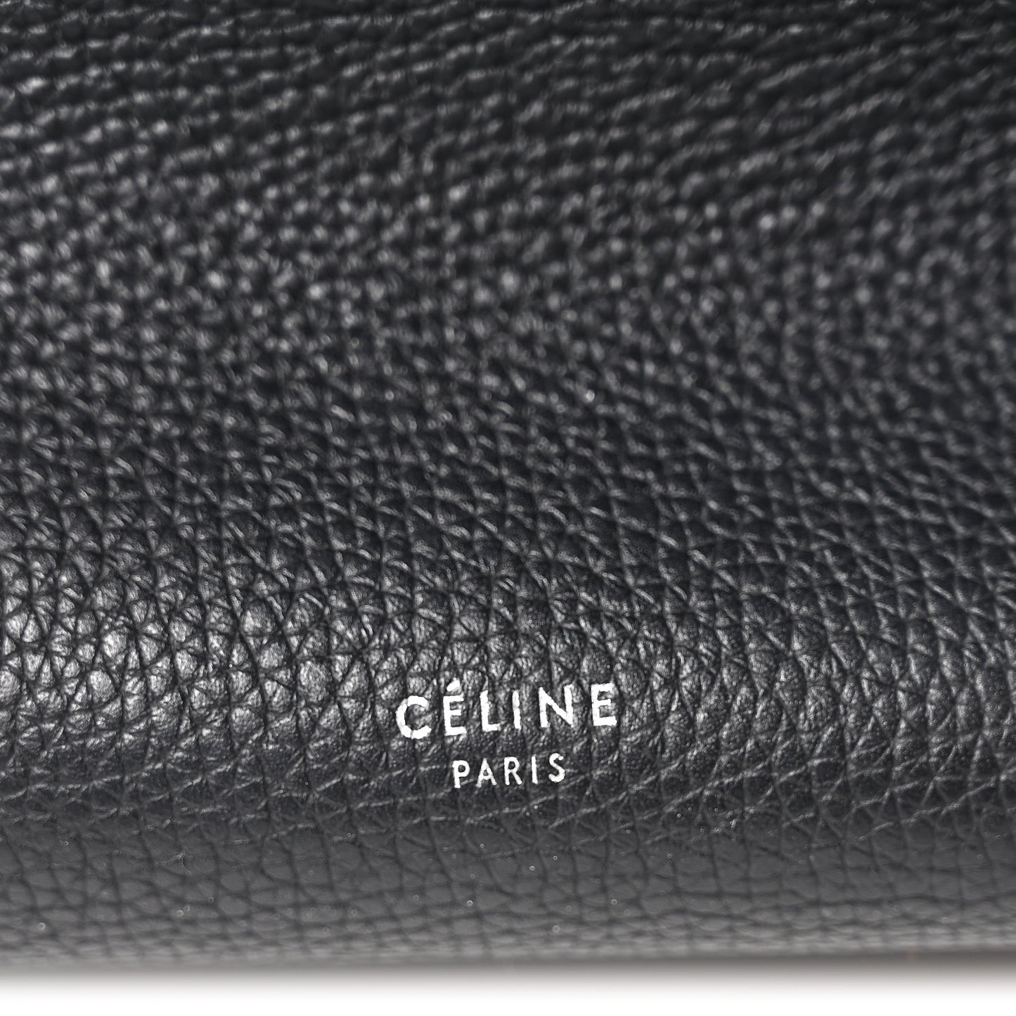 Supple Grained Calfskin Small Big Bag Black