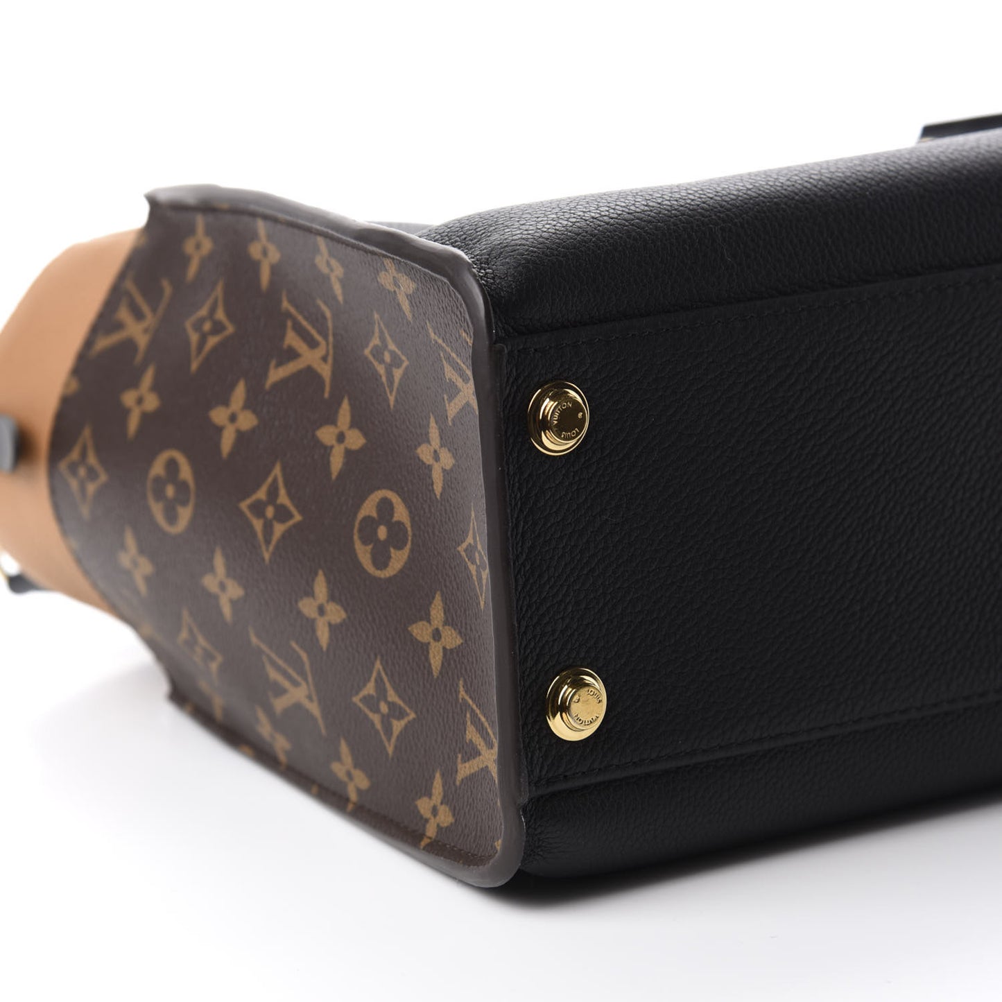 Calfskin Monogram On My Side Black