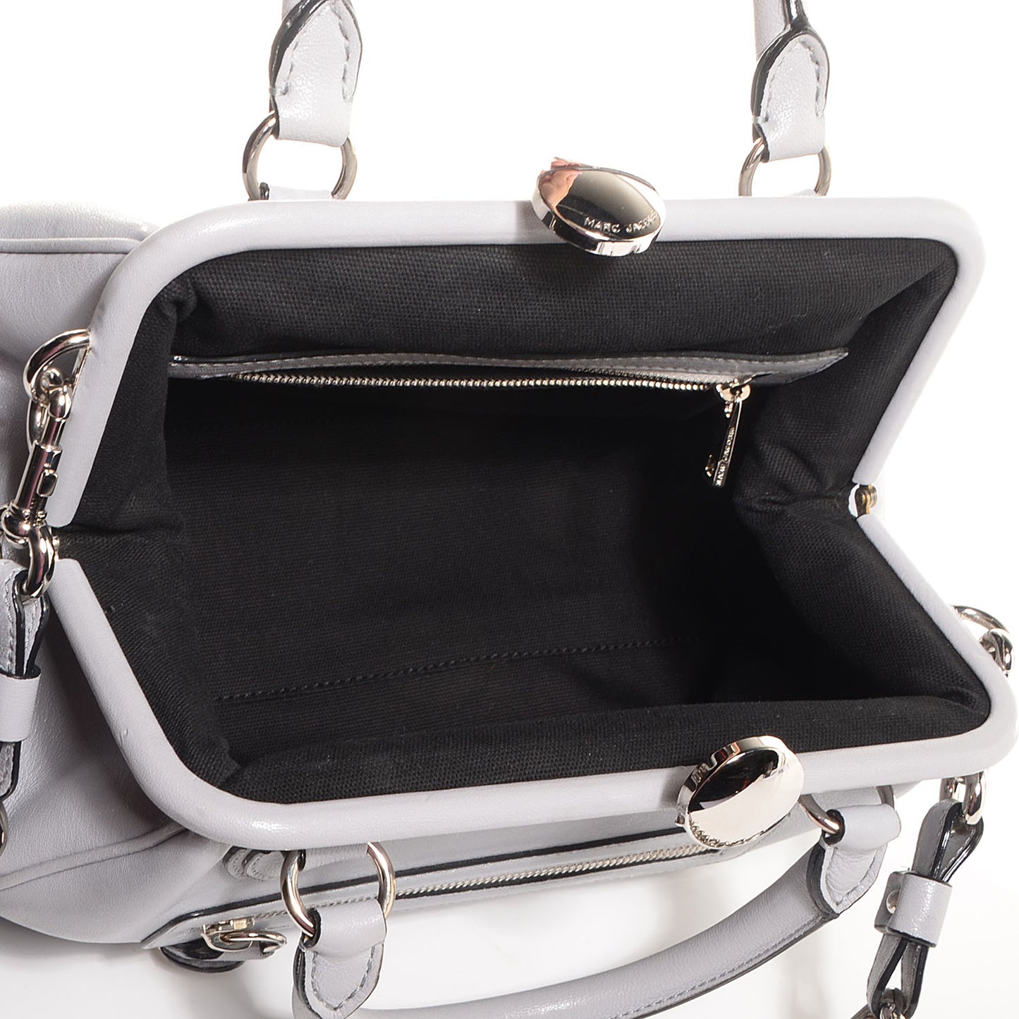 Lambskin Manhattan Mini Stam Grey