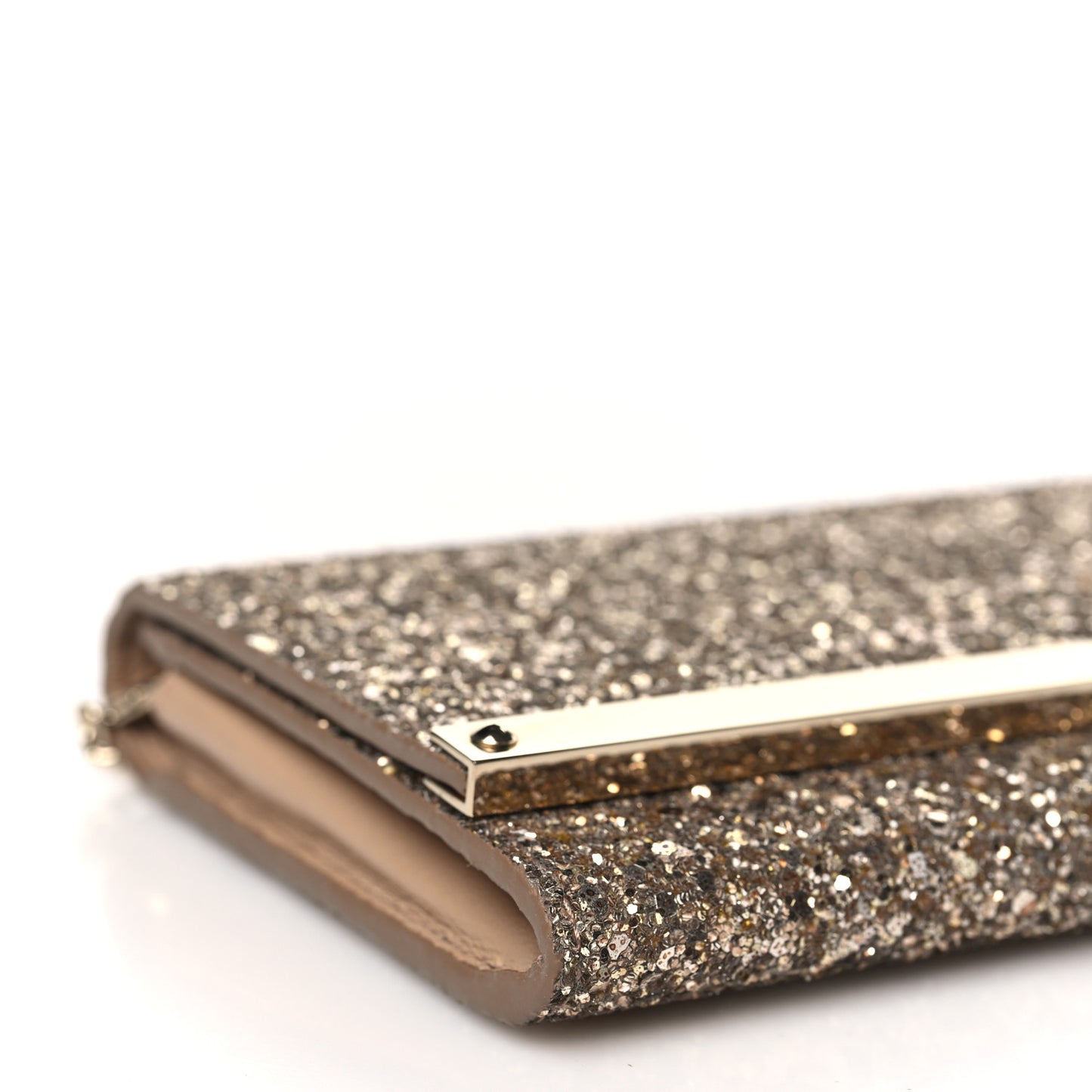 Glitter Clutch Gold