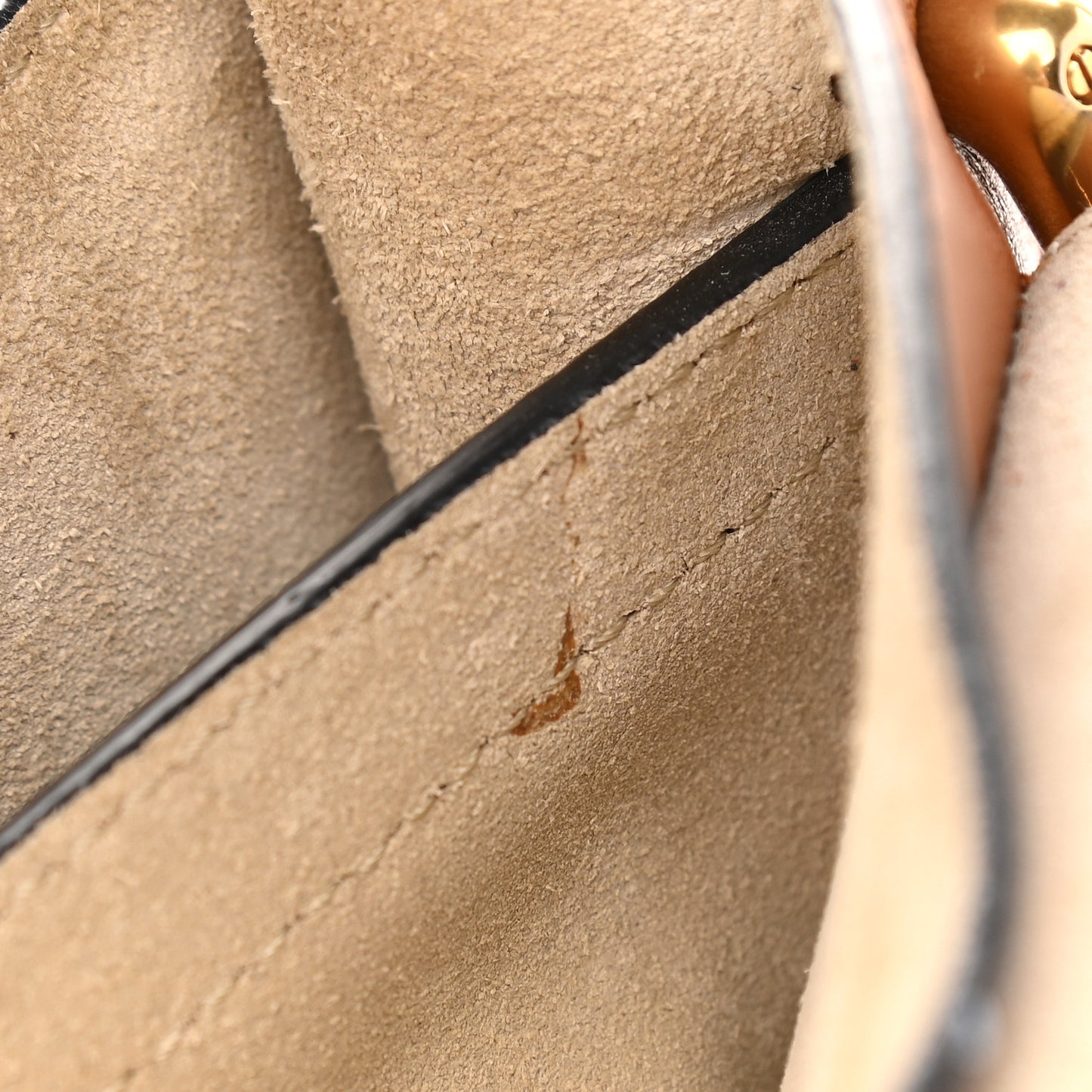 Calfskin Small Hudson Fringe Shoulder Bag Caramel