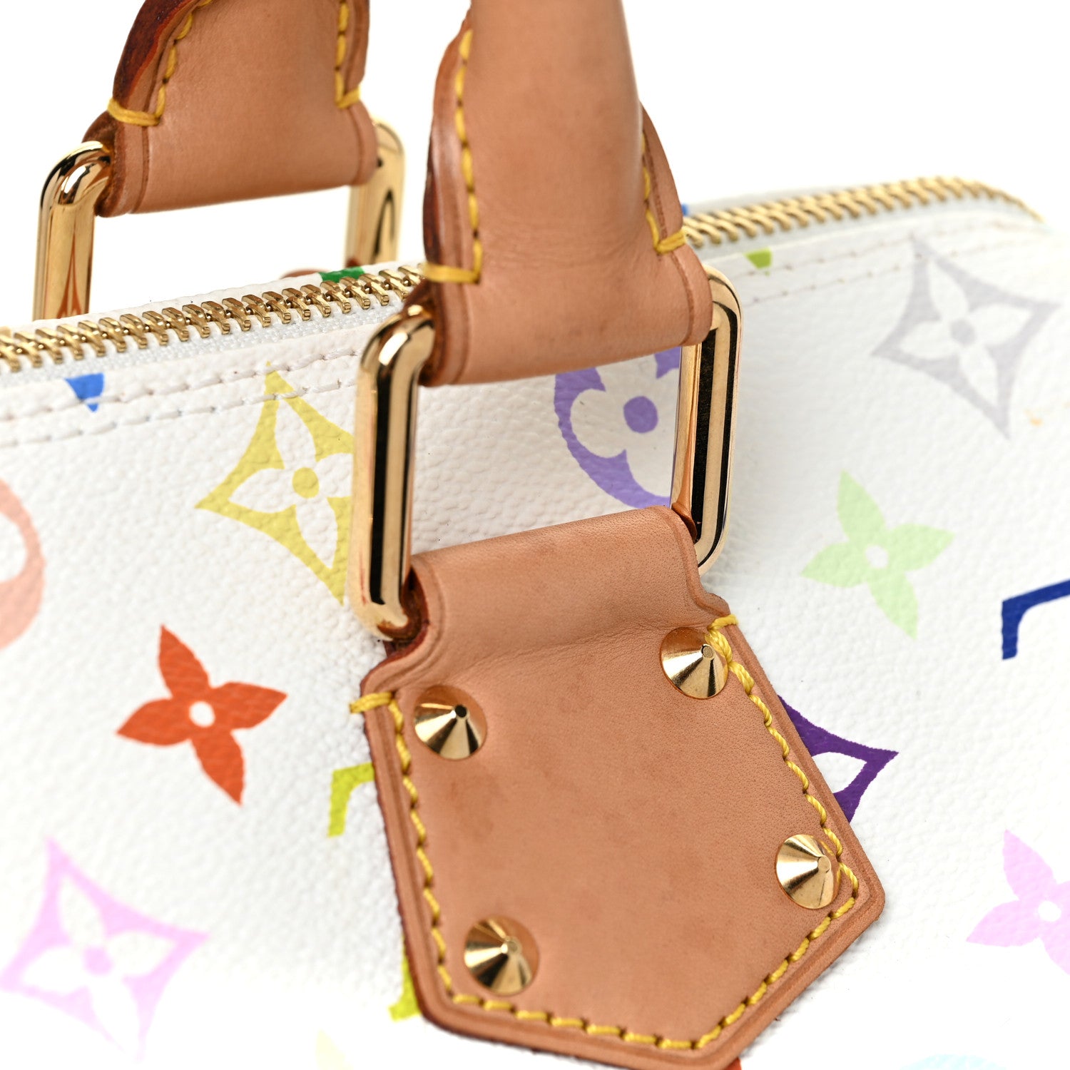 Louis Vuitton Monogram Multicolor Speedy 30 White 10 of 13