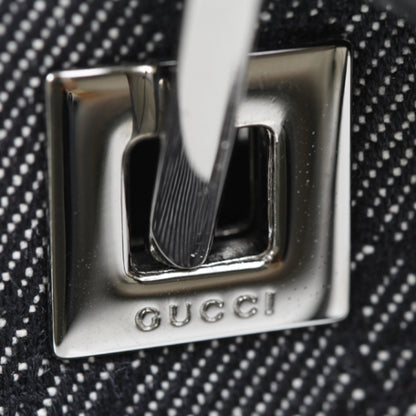Gucci Denim Monogram Bucket Tote 5 of 9